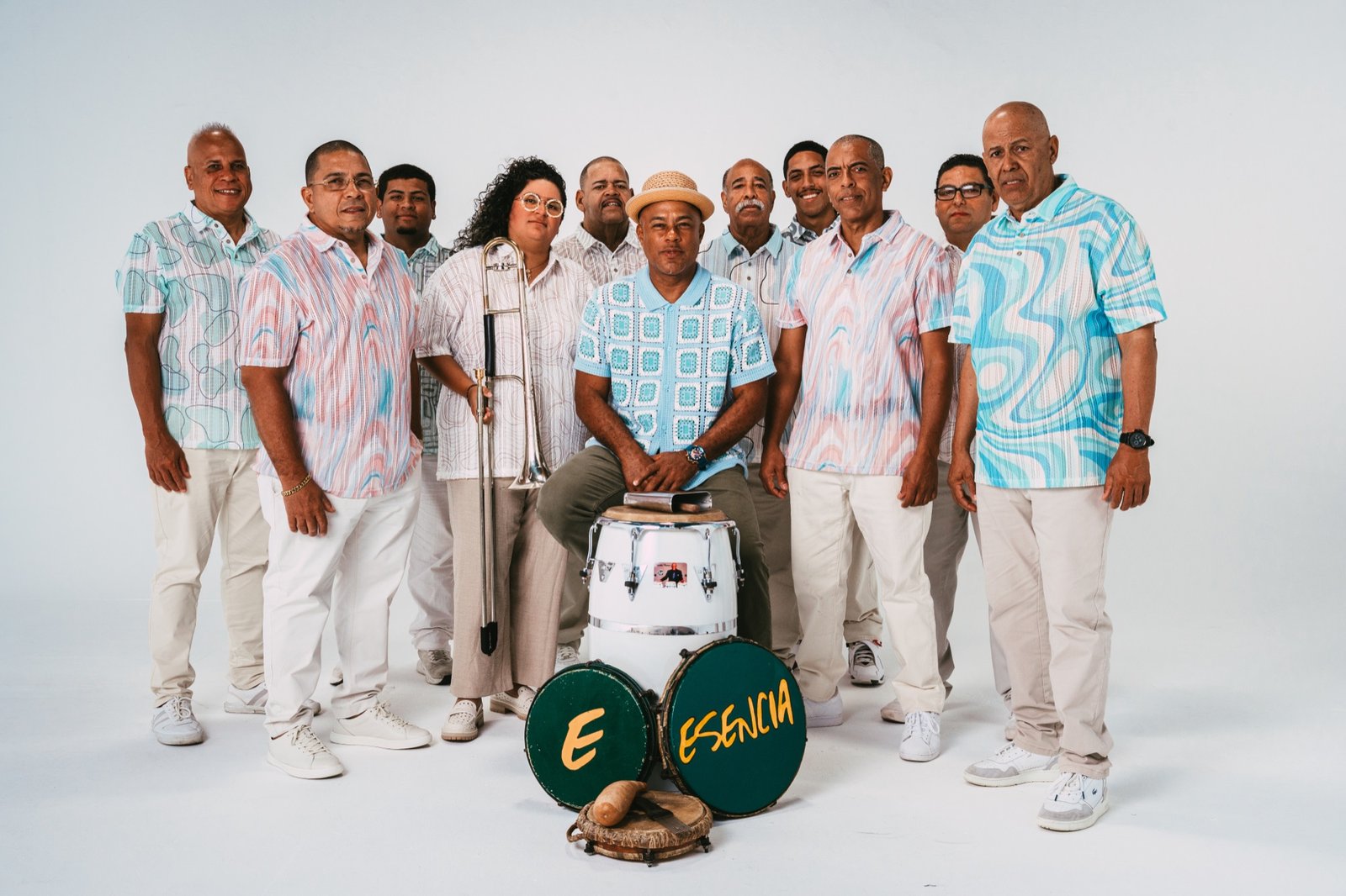 Ángel “Papote” Alvarado y el Grupo Esencia en estudio